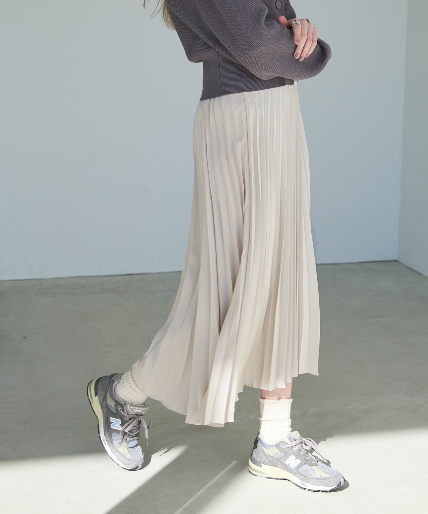 ラッププリーツミニスコート | スカート | Rirandture（リランド