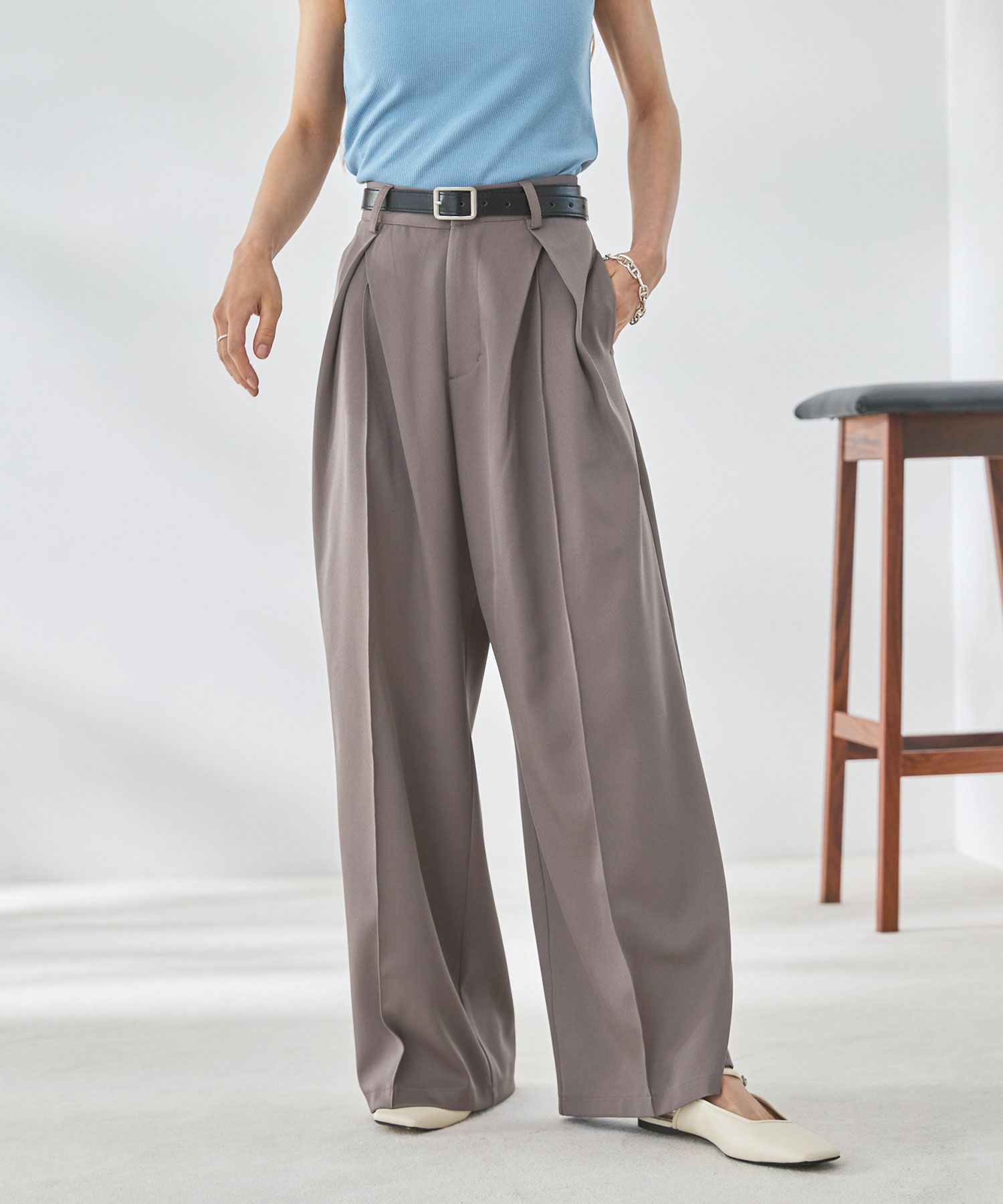 meer. クロスボリュームパンツ meer. クロスボリュームパンツ